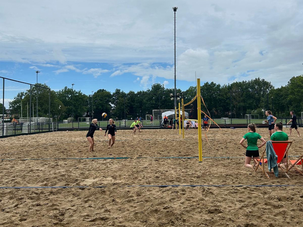 Beachvolleybaltoernooi georganiseerd